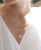 Bonbeau Lucky Clover Pendant Silver Necklace Clover Pendant Silver Clip Chain Necklace