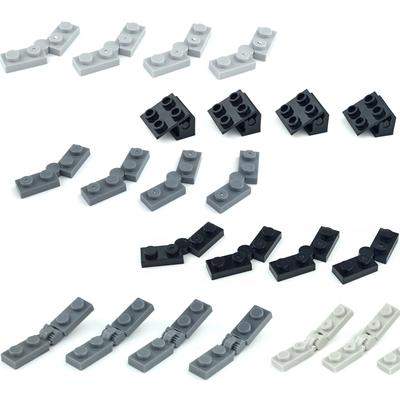 30 Stück MOC Bausteine Wechselverschluss 1x2 Scharnierplatte Kompatibel 44302 44301 2429 2430 Stein Technische Teile Kreatives Spielzeug