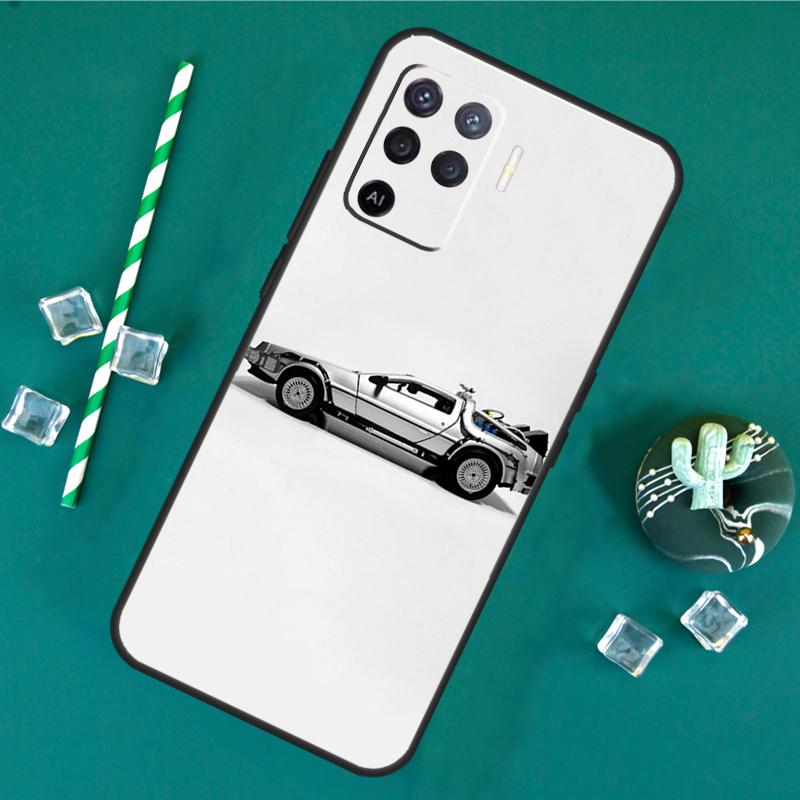 

Back to the Future DeLorean Phone Case For Oppo A18 A38 A58 A78 A98 A40 A60 A80 A91 A15 A17 A74 A94 A54 A57S A16 A76 A96 OPPO A57 5G