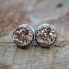 Lovely Round Zircon Ear Studs Women Girl Party Earrings Piercing Jewelry Charm