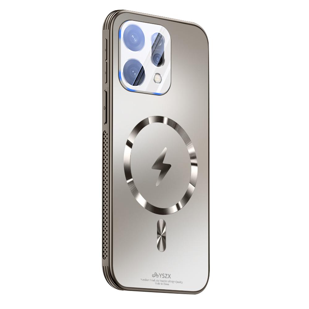For Oppo Reno14 5G (Global) Case Compatible with MagSafe Matte PC+TPU Heat Dissipation Phone Cover