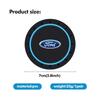 Car Sticker 2026 Ford Silicone Car Coaster Mat Water Cup Cushion Anti Slip Pad For Ford Fiesta Ranger Mondeo Escape Ecosport Fus