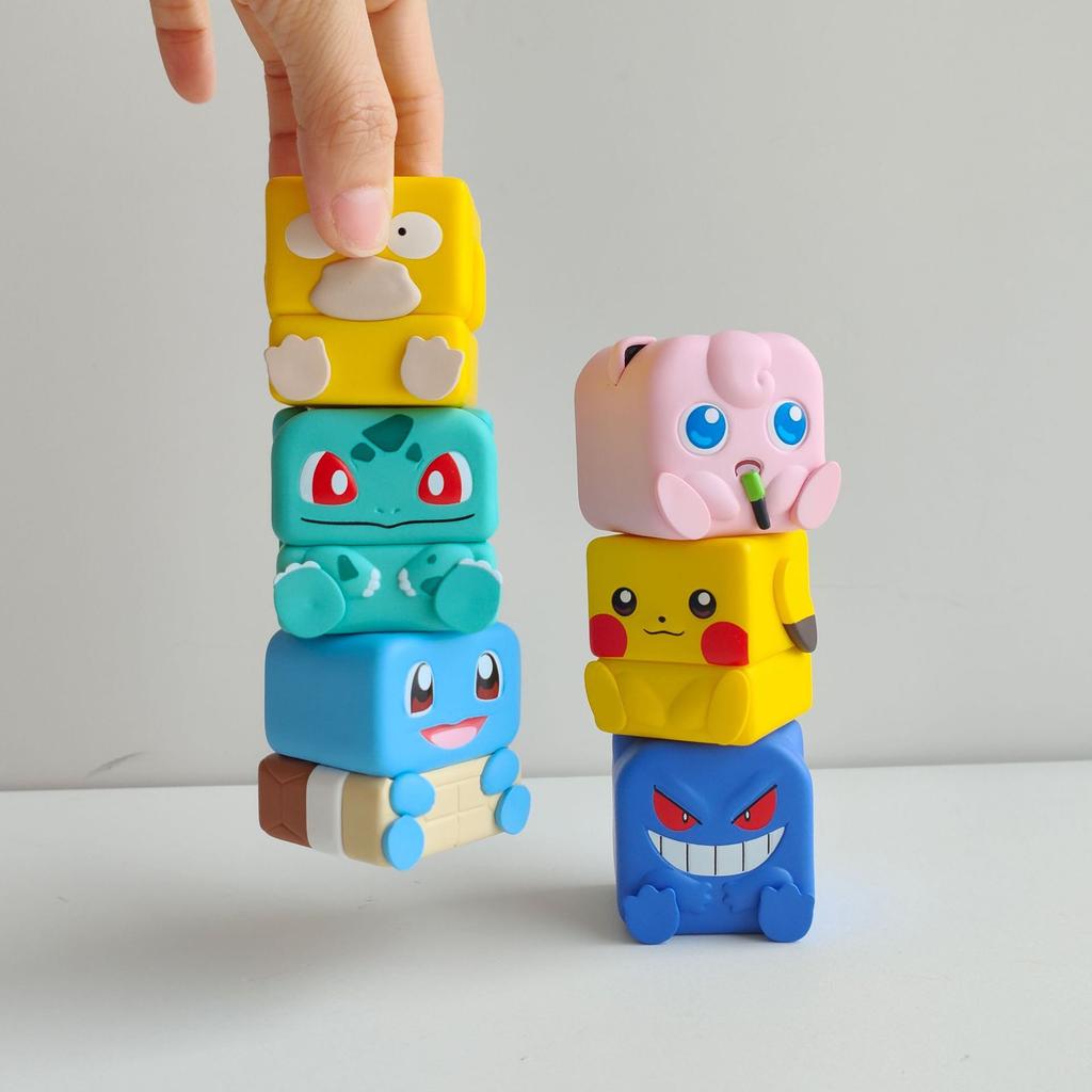 Pokemon Magnetic Stacking Toy Strong Magnetic Creative Stress Relief Gashapon Blind Box Figurine Desktop Collectible Ornament