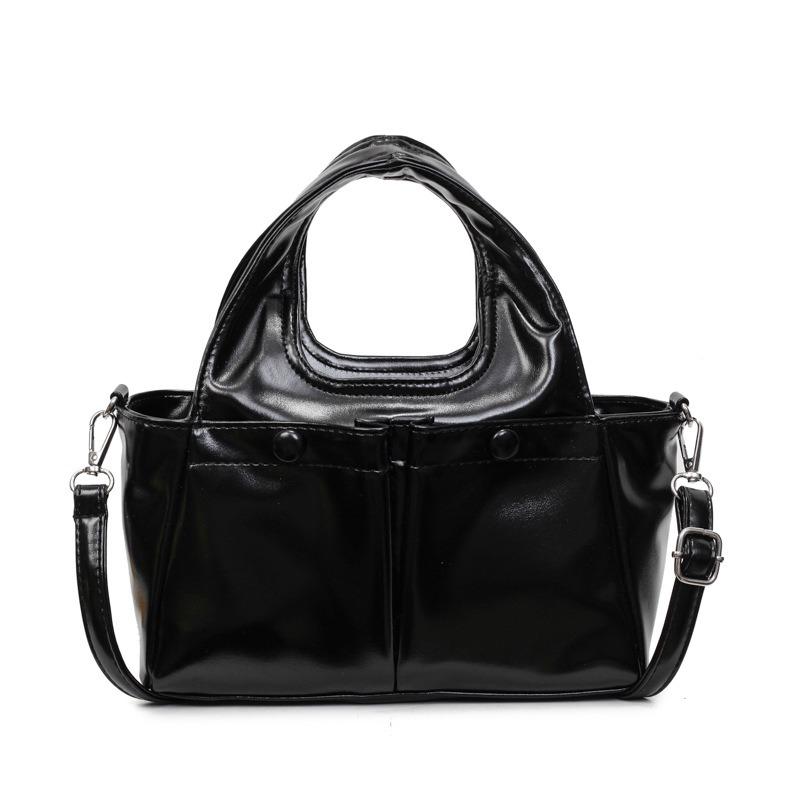 Retro Large-capacity Tote Bag, New High-end Single Shoulder Underarm Women's Bag, Commuter Simple Bucket Bag