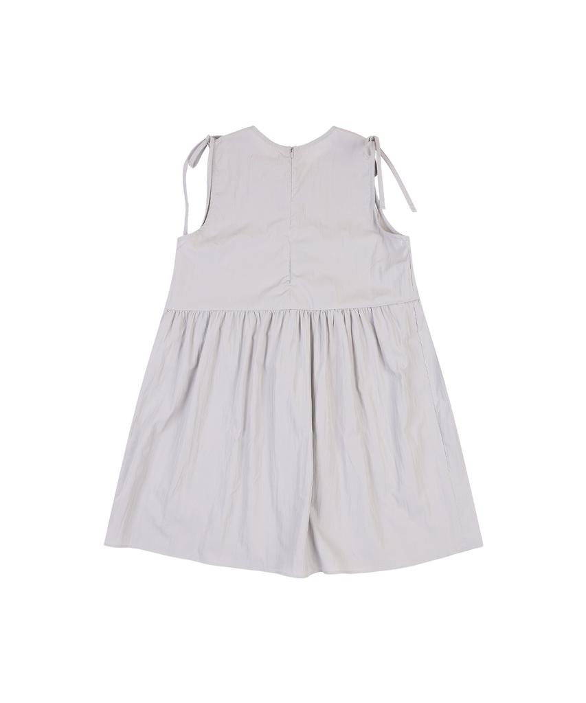Deliscent Ribbon Mini Dress [Gray]