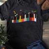 Piano Toetsenbord Voor Pianospeler Toetsenist T-shirt - Grappig Piano Shirt, Cadeau voor Piano Liefhebber, Shirt voor Pianospeler, T-shirt voor Piano Liefhebber, Pianospeler