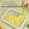 Ice Cream Roll Maker Machine With 2 Scrapers Ice Cream Maker Plate Multifunctional Diy Frozen Yogurt Maker Homemade Stir-fried