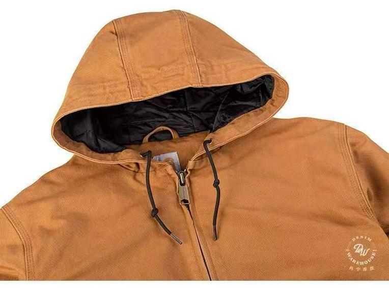 Carhartt J130 Heavyweight Cotton Canvas Hooded Work Jacket