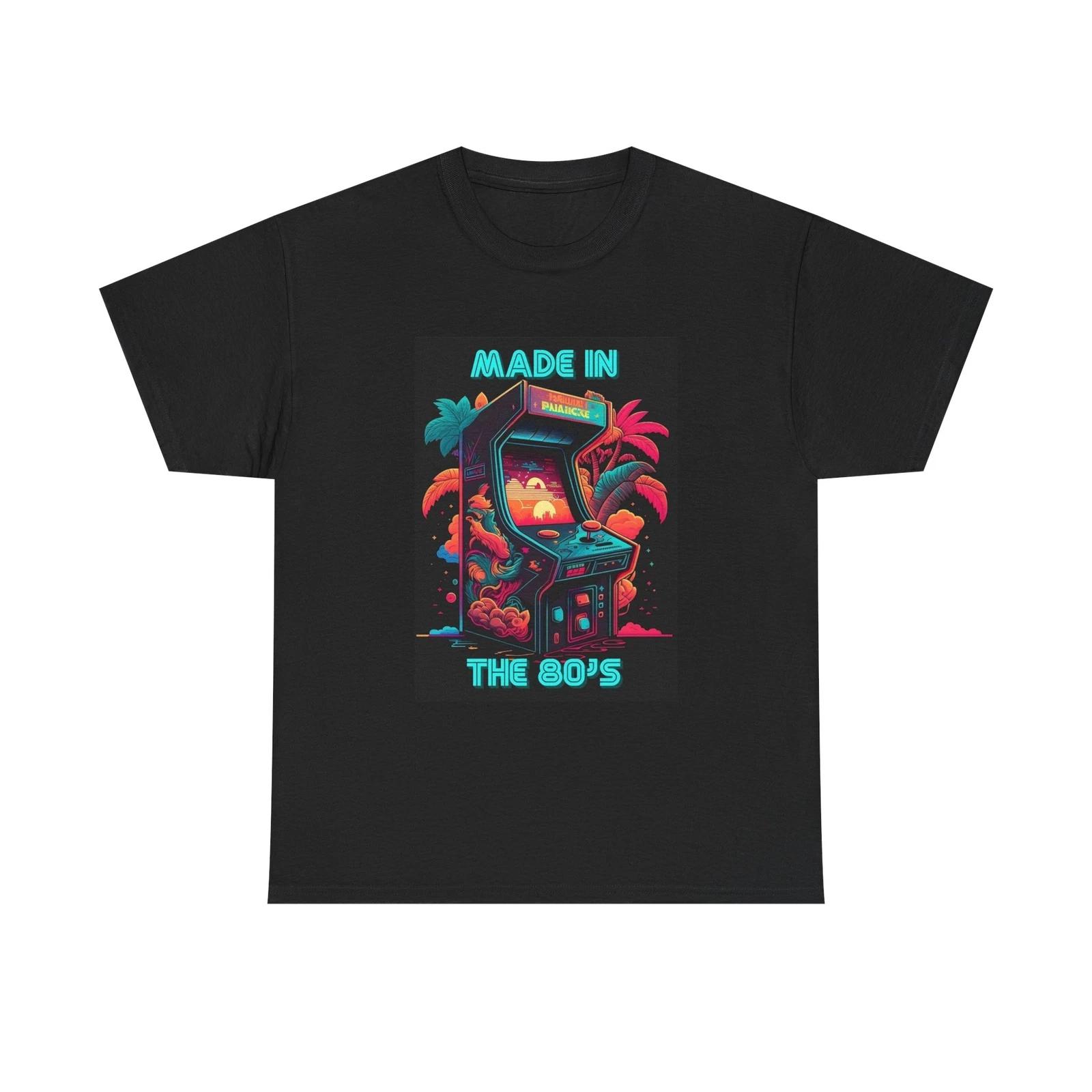 Men s and Women s T-shirts Made In The 80s L