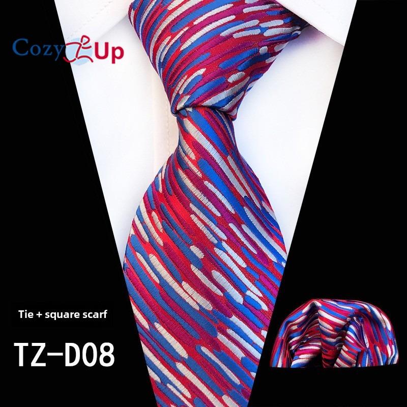 Cozy Up Fashion Paisley Multi-Colour Men's Tie Square Towel Set