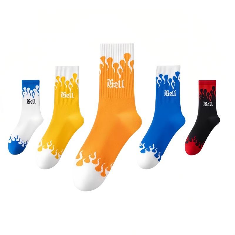 Men's Summer Thin Cotton Deodorant Sweat Absorbing Sports Basketball Tube Socks