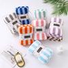 Quick-drying pineapple grid coral fleece bath towel cationic striped beach towel thickened absorbent large towel