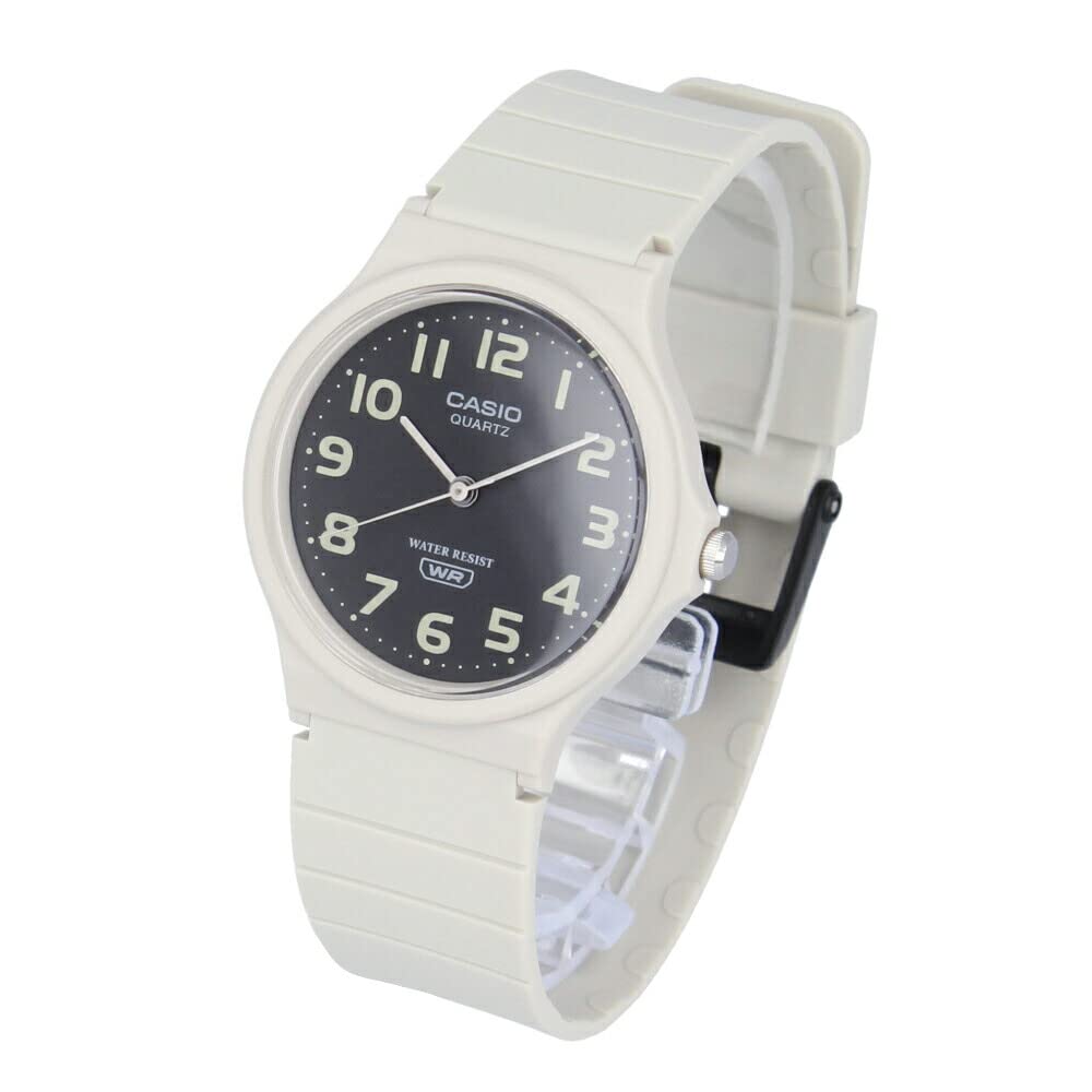 

CASIO Casio Standard Cheap Casio and Watch, Unisex, Men s Women s, Ivory/Black, MQ-24UC-8B [Used]
