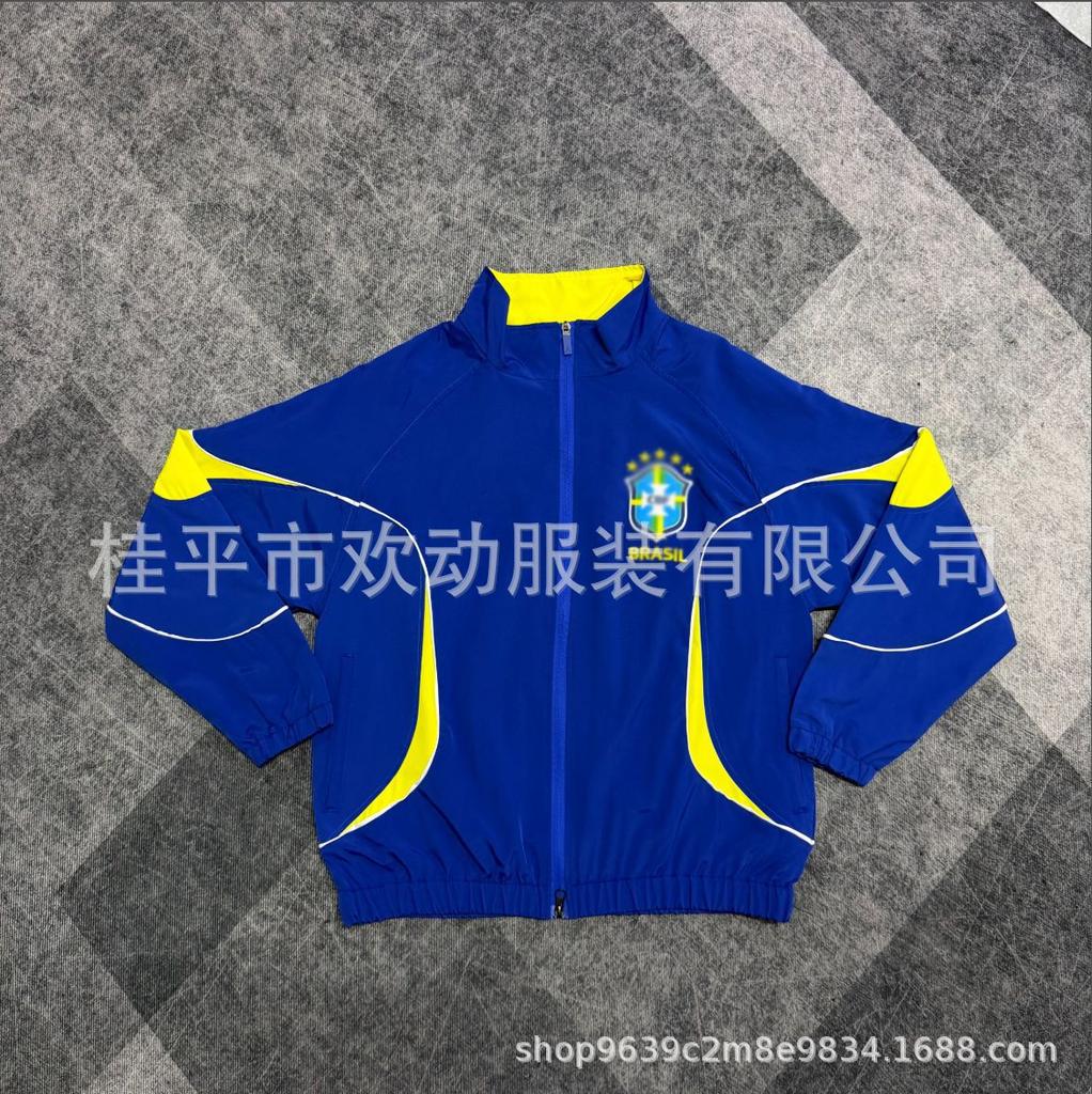 New Football Jersey Trench Coat Appearance Jersey Training Jersey Arsenal Paris Inter Real Madrid Spain Brazil Chelsea