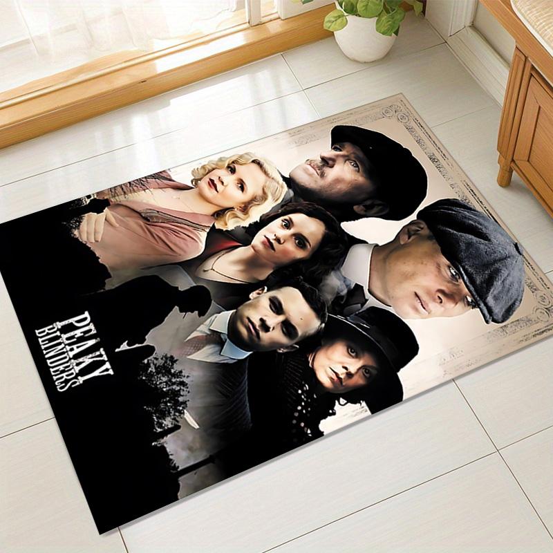 Peaky Blinders Gangster Theme Carpet For Playroom Bedroom Living Room Sofa Home Decor Kids Game Area Rug Nonslip Floor Mat