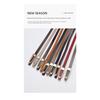 New arrival calfskin belt women's silm pattern thin belt