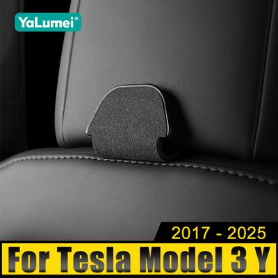 Per Tesla Model 3 Y 2017-2019 2020 2021 2022 2023 2024 2025 Ganci Schienale Sedile Auto Supporto Poggiatesta Portaoggetti Borsa Custodia Ganci