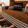 Simple And Modern High-End Chenille Sofa Cushion, All-Season Non-Slip Sofa Cover, Backrest Armrest Cover
