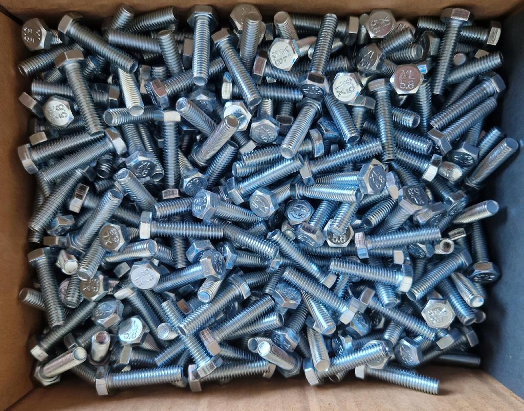 Śruba m6x25 s6k na klucz din933 kl. 5.8 zn 1kg