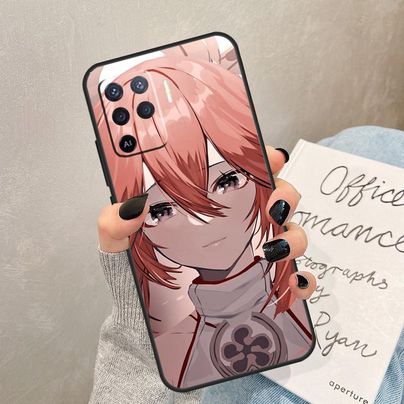 Genshin Impact Yae Miko Case For Oppo A5 Pro A15 A17 A57 A77 A94 A74 A54 A16 A76 A96 A40 A60 A80 A18 A38 A58 A78 A98