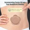 50Pcs/Set Replacement Disposable Castor Oil Pack Self-Adhesive Adhesive Navel Stickers Seepage Resistant Belly Button Protectors
