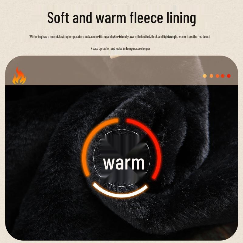 Winter Coats for Middle-aged & Elderly Women: Fur-lined Tang Suit with Frog Fasteners for Moms & Grandmas