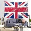 Distressed Union Jack Flag Tapestry Decor Art Aesthetic Tapestries for Living Room Bedroom Home Wall Cloth Wall Hanging
