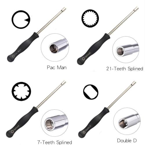 Manual Adjustment Tool Kit (4-Piece Set) with Carburetor Driver and Carburetor Adjustment Tool for Lawn Mowers, Chainsaws, Small Engines, Motorcycle P