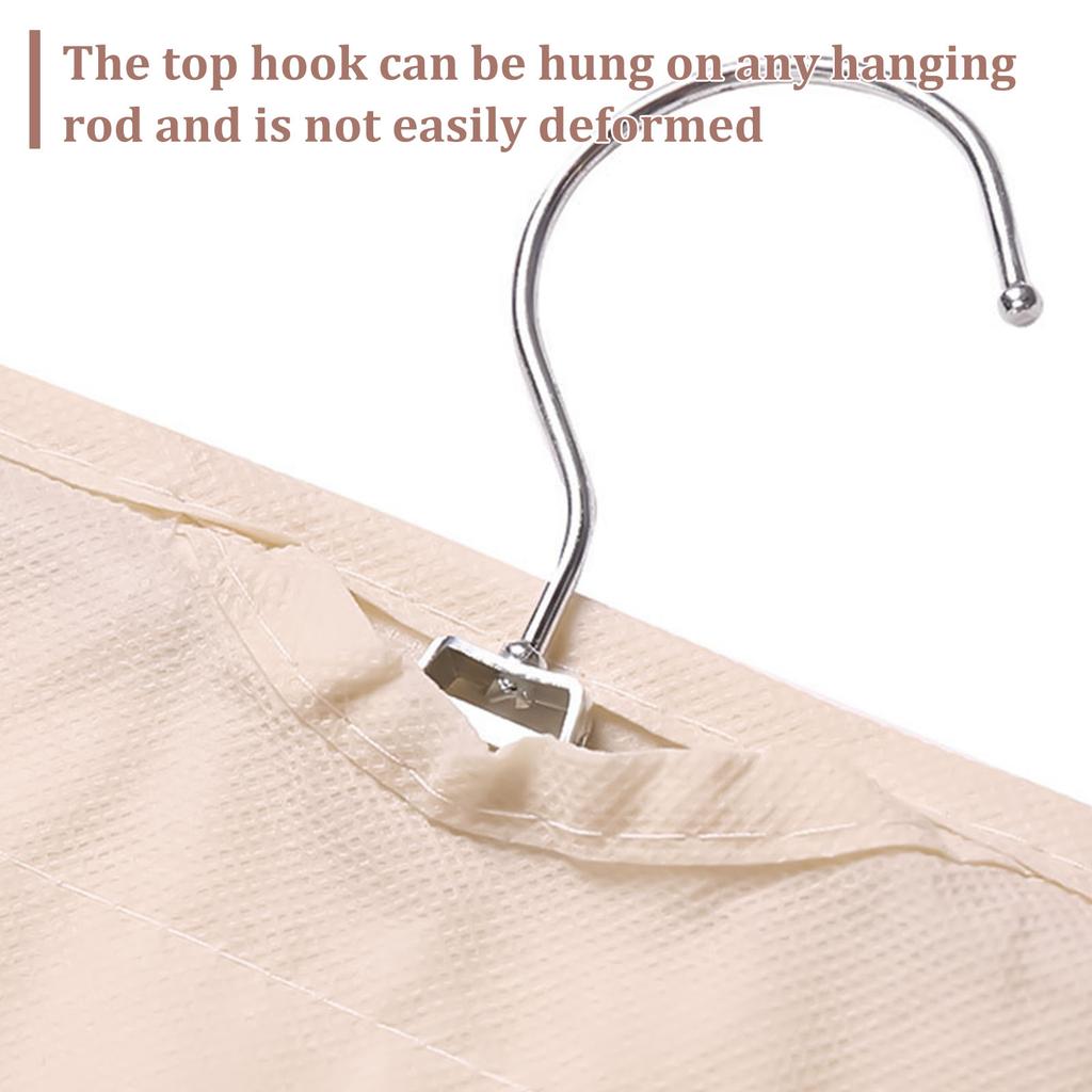 80 Fächer Doppelseitige Hängende Schmuckaufbewahrungstasche Klare Taschen Halskette Ohrringe Kleinkram Mitgliedskarten-Organizer