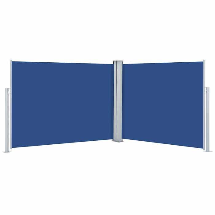 VidaXL Retractable Side Awning Blue 140 X 1000 Cm