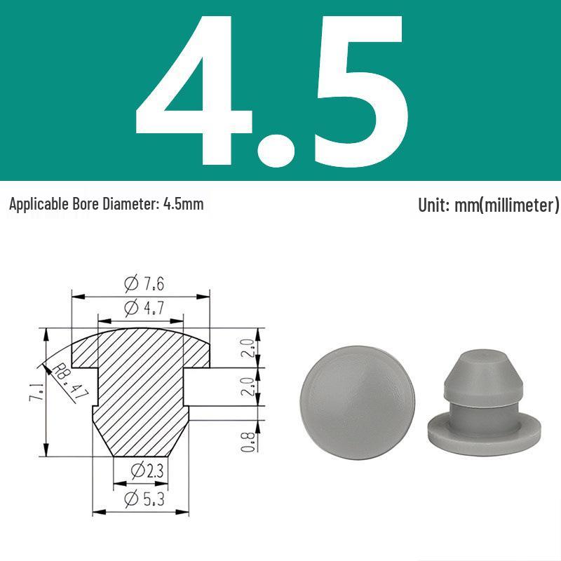 High-Temp Resistant Silicone Rubber Stopper with Card Slot Sealing Cap