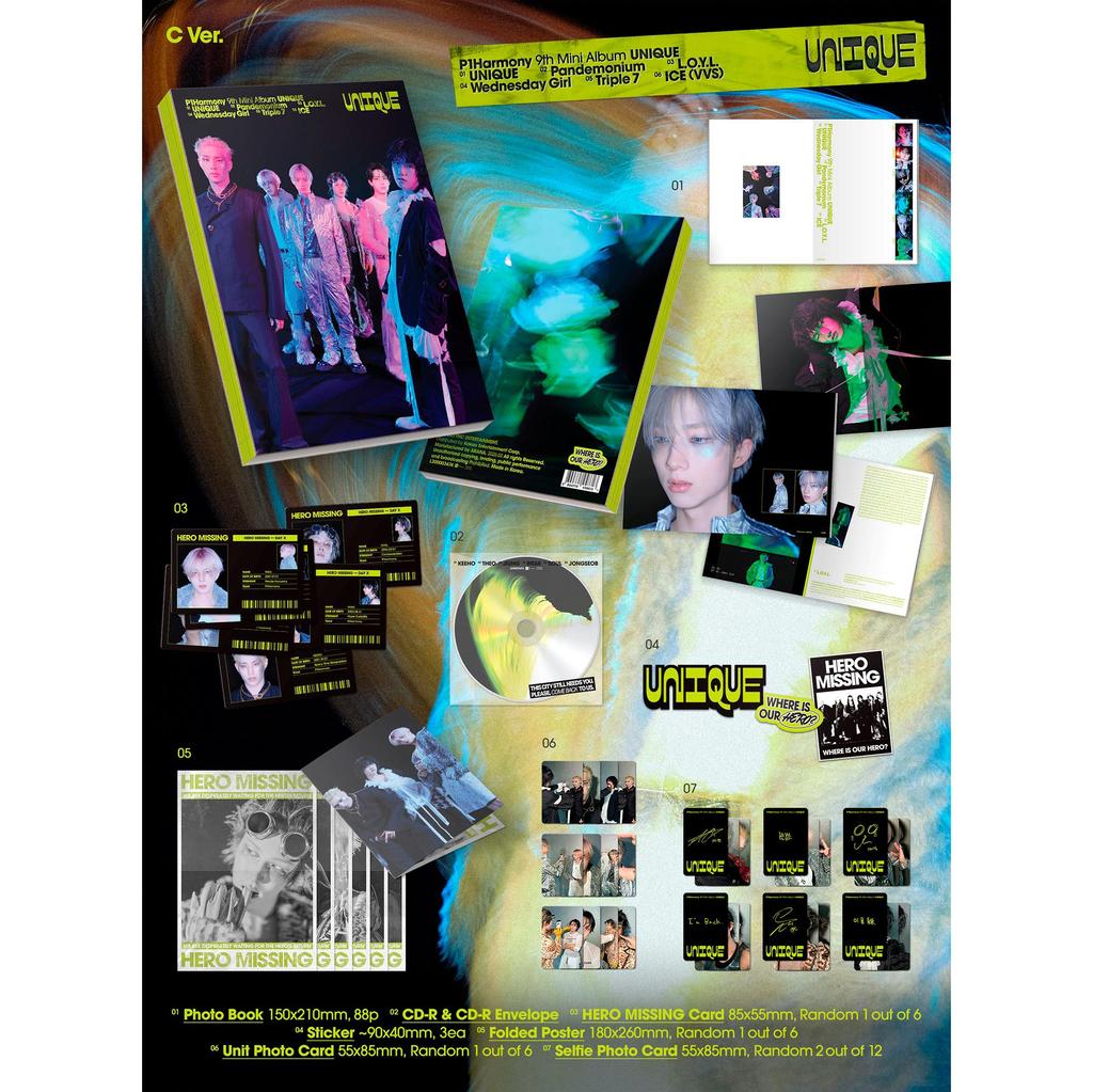 (KORZYŚCI Z ZAMÓWIENIA W PRZEDSPRZEDAŻY) P1Harmony - UNIQUE (Fotoksiążka wer.)