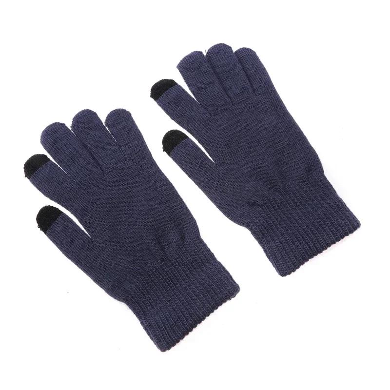 Men's Warm Gloves Winter Touch Screen Fleece Gloves Warm Gloves Outdoor Work Gloves