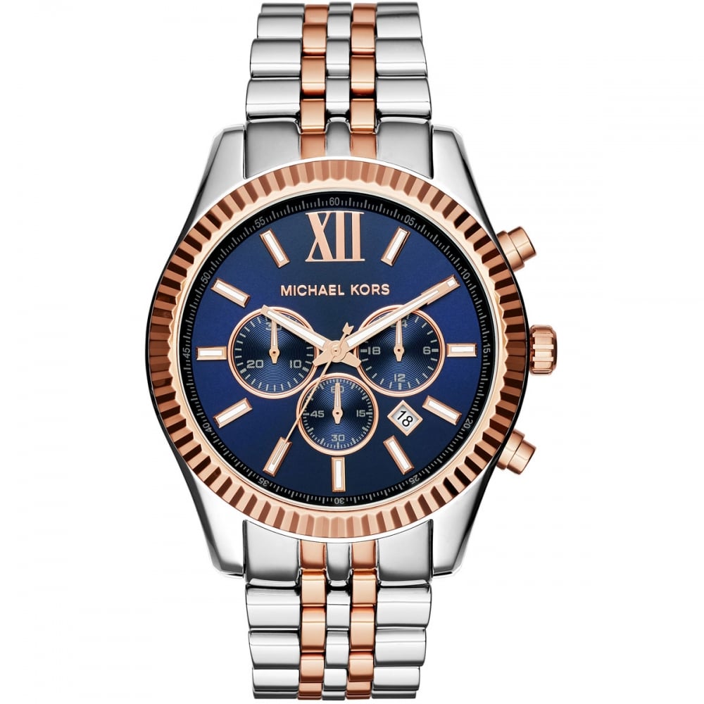 Michael Kors MK8412 Lexington Bicolore Blu