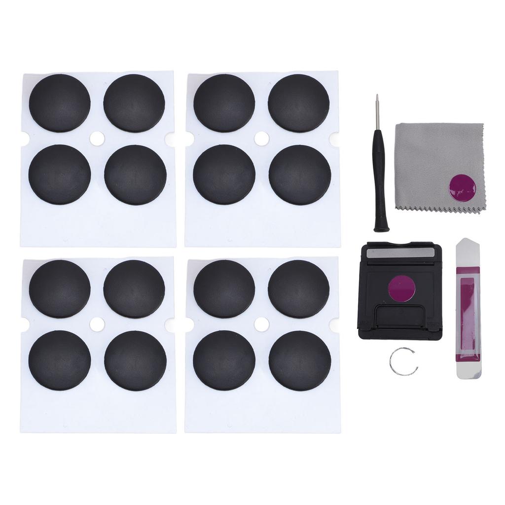 4 Sets Laptop Bottom Feet Dots Rubber Anti Slip Laptop Feet Replacement with Repair Tools For Pro