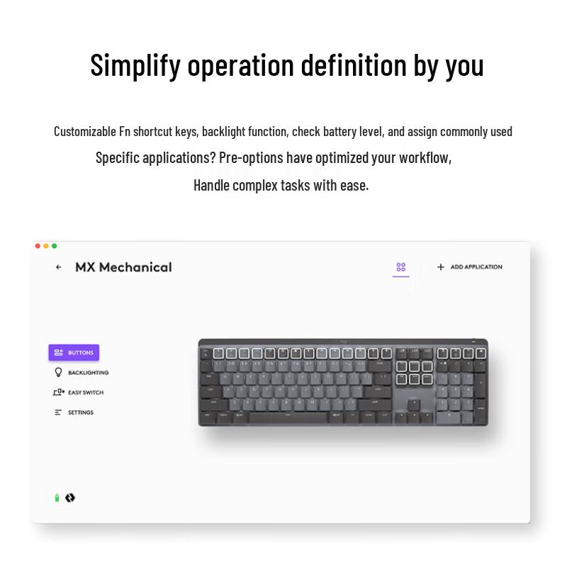 Logitech MX Mechanical Mini Wireless Bluetooth Mechanical Keyboard