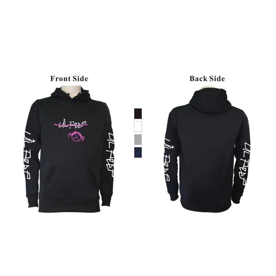 Bluza Peep Lil Love Pulower Hip Hop Smutna Twarz Kobiety Mężczyźni Raper 1 Bluzy z kapturem