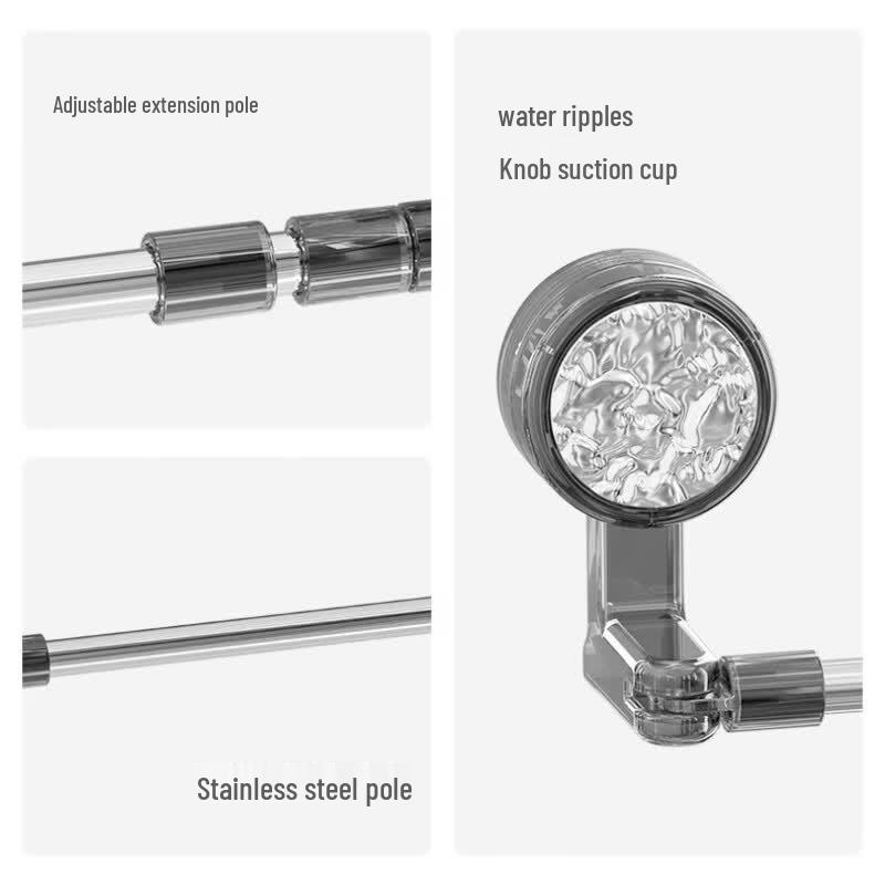 Ret retractable Suction Cup Towel Bar
