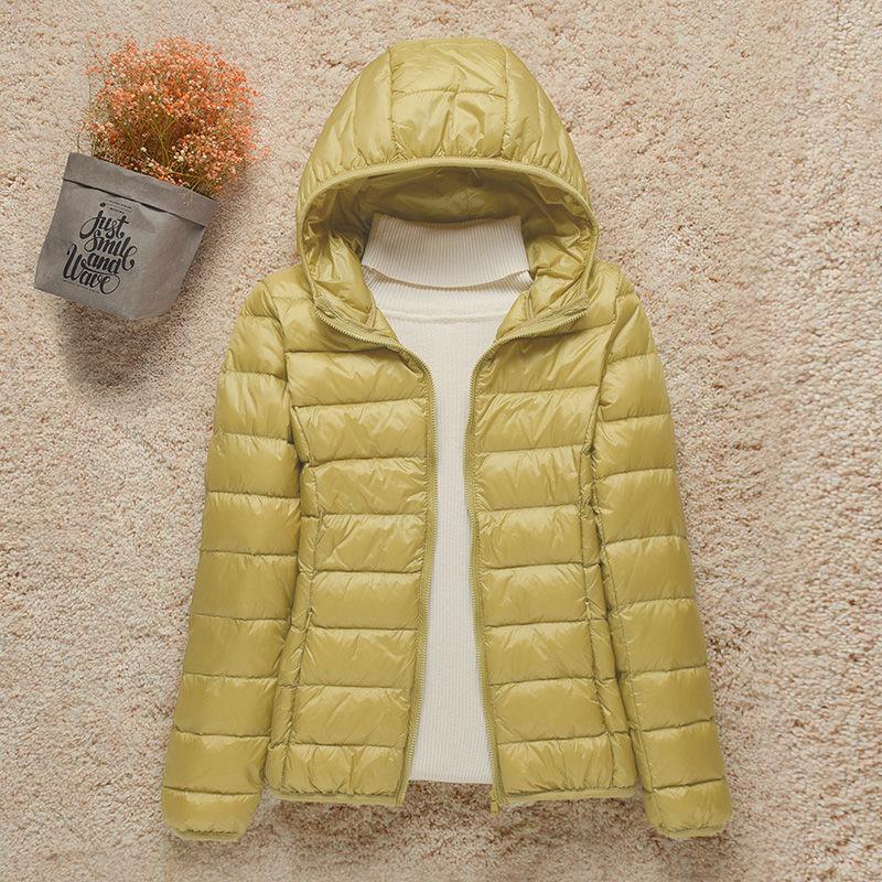 Women Winter Coat New Ultra Light White Duck Down Jacket Slim Women Winter Puffer Jacket Portable Windproof Down Coat