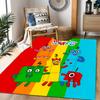 Tappeto Avventura con Blocchi Numerici Tappeto da Pavimento Tappeto per Ufficio Perfetto per Corridoio Aree Gioco Stanza del Dormitorio Decorare la stanza Tappeto Antiscivolo Decorare Uffici