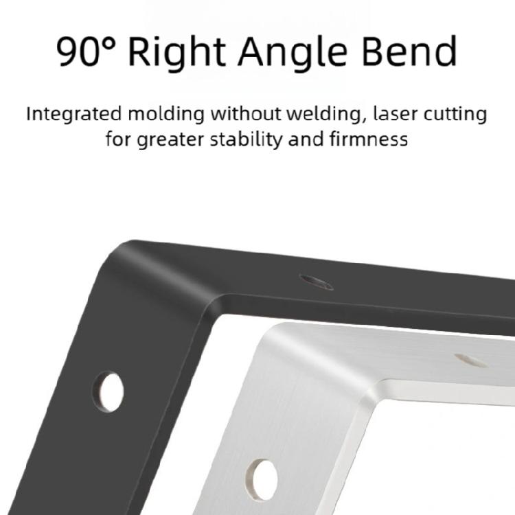 Decorative Brackets Heavy Duty Floating Shelf Bracket with Screws Iron L Shaped Corner Brackets for Homes Kitchen