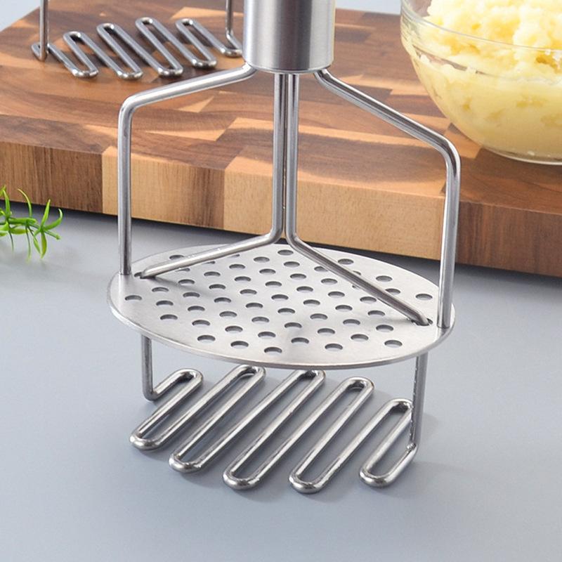 Stainless Steel Potato Press, Mashed Potatoes, Double-Layer Mashed Potatoes, Mashed Potatoes, Kitchen Gadgets one size