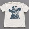 Cowboy Cat Shirt, Funny Western Cat Graphic Tee, Vintage Meowdy Partner Meme Apparel, Retro Cat Lover Gift, Yeehaw Outfit, Cat Meme Shirt