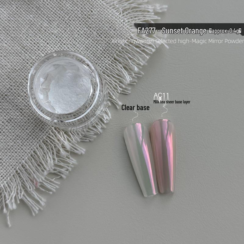 

Nail Salon Luxury Set: Moonlight Silk Powder for Pearlescent Pink Mirror Nail Art (2026)
