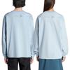 Adidas Terrex X And Wander Collaboration FW23 Pattern Printed Outdoor Sports Crew Neck Long Sleeve T-Shirt Unisex Tops Light-Blue HZ0671