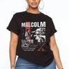 Vintage Malcolm X Shirt, Mit allen Mitteln Malcolm X Zitat T-Shirt