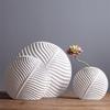 Nordic Keramik Baum Blatt Design Blume Vase Moderne Minimalistische Mode Wohnzimmer Blume Container-Home-Dekoration Ornamente