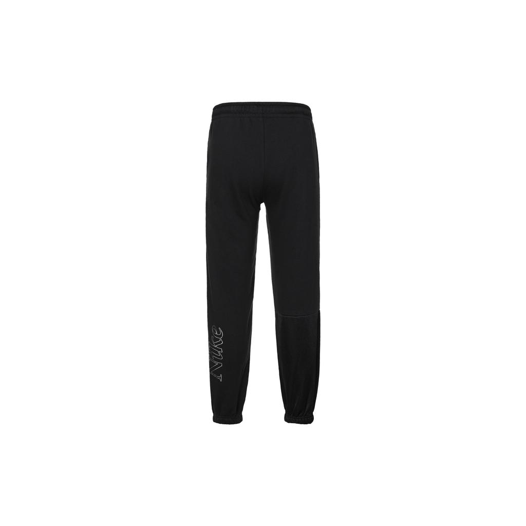 Nike Logo Letter Print Elastic Fleece Warm Cuffed Sports Pants Women pants Black DM1750-010