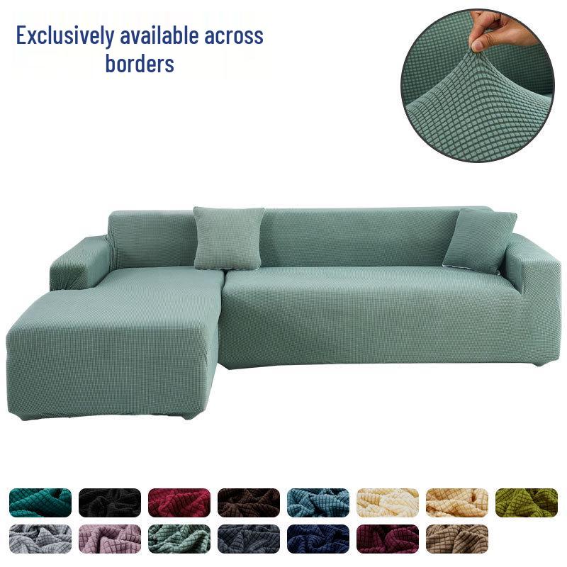 Universal Stretch Sofa Cover - Modern, Year-Round Fit for Chaise and Leather Sofas