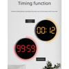 LED Wall Clock With Large Font Temperature Time Function